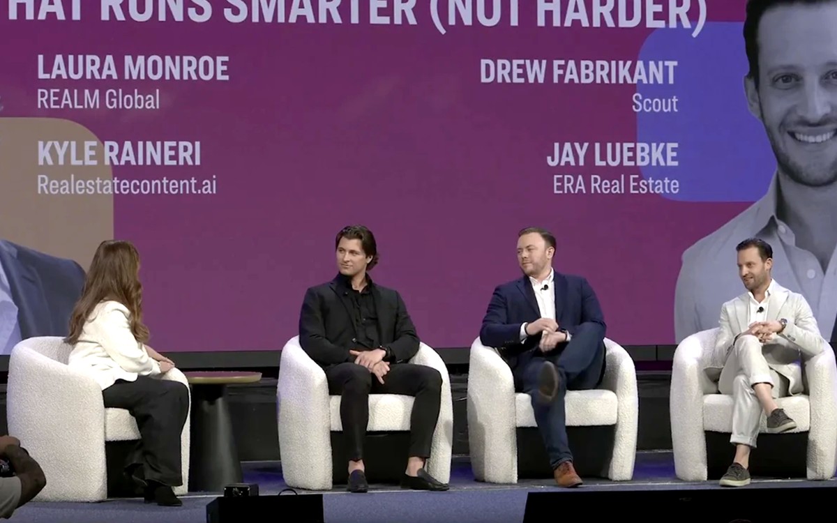 Kyle Raineri on an industry panel